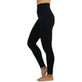 thumbnail image 3 of ToBeInStyle Women's Active Peace Print Legging Black, 3 of 4