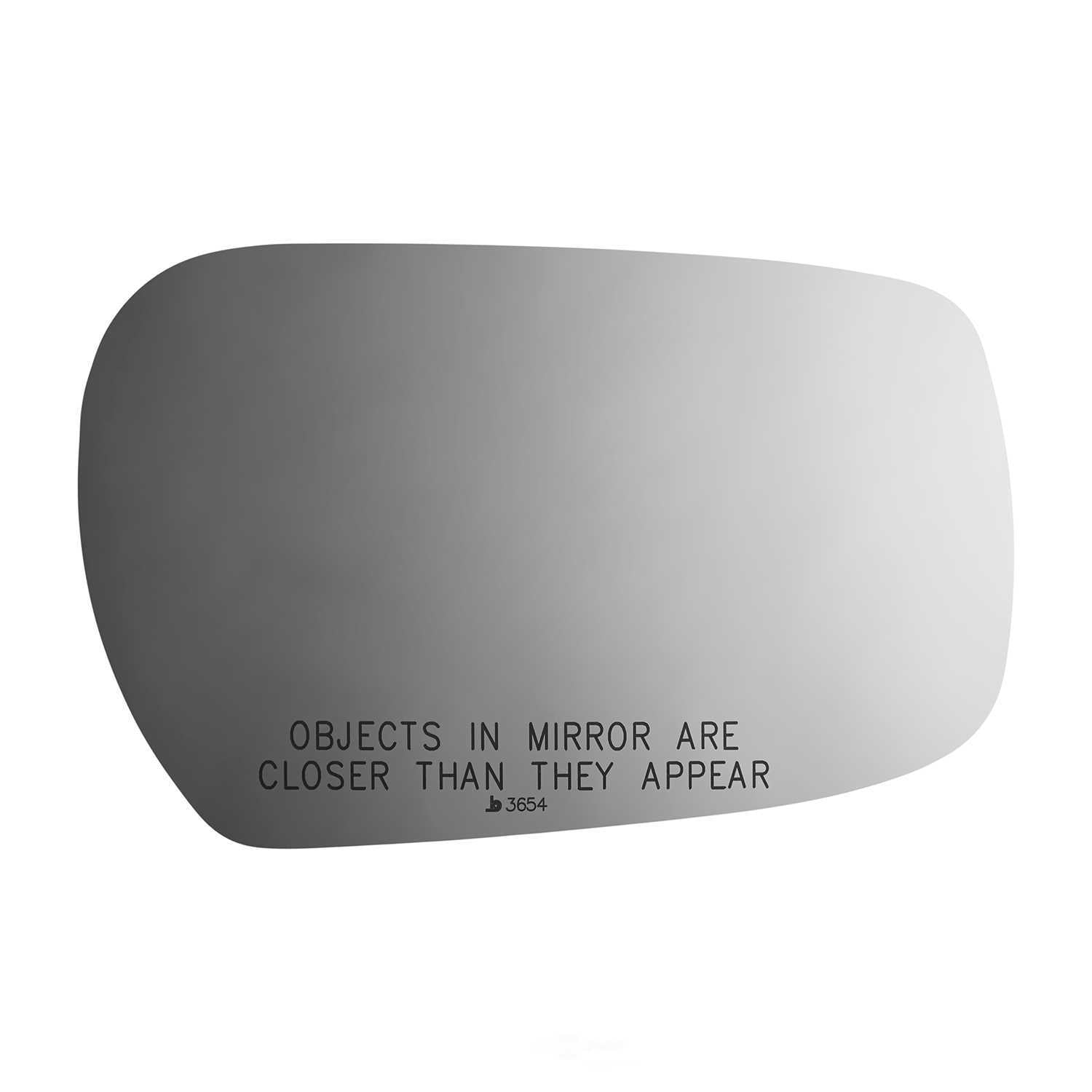 Burco Side View Mirror Replacement Glass - Clear Glass - 3654