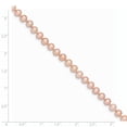 thumbnail image 3 of Collier de Perles Rondes en Or Jaune 14K 4-5mm Rose FW Cultivé 18 Pouces, 3 of 3