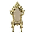 thumbnail image 6 of ACME Desiderius Faux Leather Side Chair in Beige and Antique Gold (Set of 2), 6 of 12