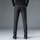 thumbnail image 4 of Pantalones de traje fluido de talla grande para hombre, pantalones ajustados con trenzas para hombre, ropa de trabajo drapeada, reseñas coreanas baratas, muchas confecciones, 4 of 5