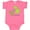 Hot Pink, variant on Inktastic Little Sister Purple Girls Baby Bodysuit