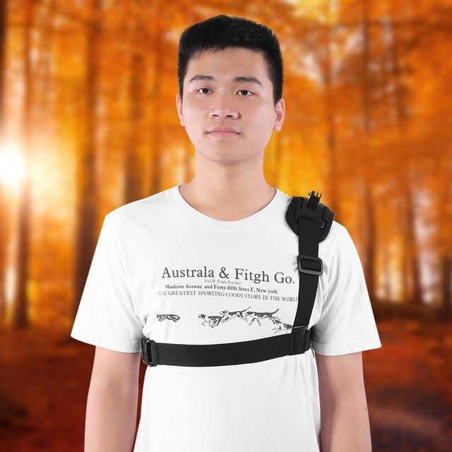 Adjustable Chest Strap Mount For Action Camera - Ergonomic Design, Universal Compatibility, Relieves Burden - For Outdoor Shooting