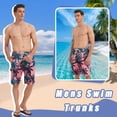 thumbnail image 2 of Trajes de baño cortos Scotamalone para hombre, de secado rápido, con forro de malla, 2 of 5