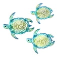 thumbnail image 5 of YWMJZEU 3 Pieces Sea Turtle Wall Art Decor Marine Life Theme Wall Decor for Fence Garden Green, 5 of 9