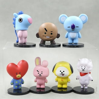KPOP BTS Bangtan Boys 7 Pcs Fashion Figurines Set, 6-inch, in OPP