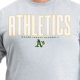 thumbnail image 4 of Men's G-III Sports by Carl Banks Gray Athletics Adaptive Long Sleeve T-Shirt, 4 of 6