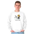thumbnail image 4 of BBQ Exploding Fire Unlucky Grilling Men's Crewneck Sweatshirt Brisco Brands M, 4 of 6