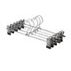 thumbnail image 2 of Perchas de Metal Zhivalor Antideslizantes con 2 Clips Ajustables Negro 10 Unids, 2 of 5