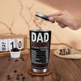 thumbnail image 4 of Dad Gift, Gift for Dad Drinking Mug from Daughter and Son, Double Wall Vacuum Stainless Steel Insulated Travel Coffee Mug, Tumbler cup with Lid and Straw 20 oz, 4 of 6