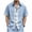 Light Blue, variant on Shirt for Mens Bleached Tie-Dye Denim Short Sleeve Casual Button Down Washed Chambray Top Comfortable Loose Fit Vintage Blouse