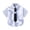F144-Blue, variant on FYDUU Back To School Shirts for Boys Striped Short Sleeve Button Down Shirt Kids Formal Dress Shirts Fashion Casual School Uniform Tops 13-14 Years
