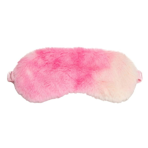 Cloud-Soft Plush Sleep Mask with Adjustable Strap Hygge Lifestyle Eye Cover Double-Layer Satin Lining Thermal Insulation Blindfold for Travel Meditation Women Men