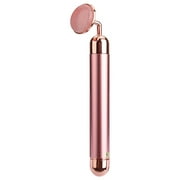 Electronic Facial Roller Vibrating Massager for Face Lifting (Rose Gold)