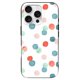 thumbnail image 1 of Funda de TPU con lunares para iPhone 16 Pro: ultrafina, a prueba de golpes, antiamarilleo, resistente a arañazos, compatible con carga inalámbrica, agarre mejorado, estilo negro., 1 of 7