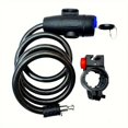 thumbnail image 1 of CHUANK Anti-theft Steel Chain Lock  B2 Bicycle Lock Stainless Steel Cable Safety Lock Suitable For Most Bicycles, 1 of 7