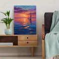 thumbnail image 5 of Moonlit Sailboat Ocean Canvas Print Wall Art, Night Seascape Decor for Living Room Bedroom Hotel Hallway Office, 5 of 8