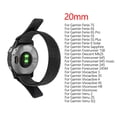 thumbnail image 4 of Correa de nailon para correa de reloj Garmin Fenix ​​7S/6S/5S (20 mm, negro) Tmvgtek Para estrenar, 4 of 8