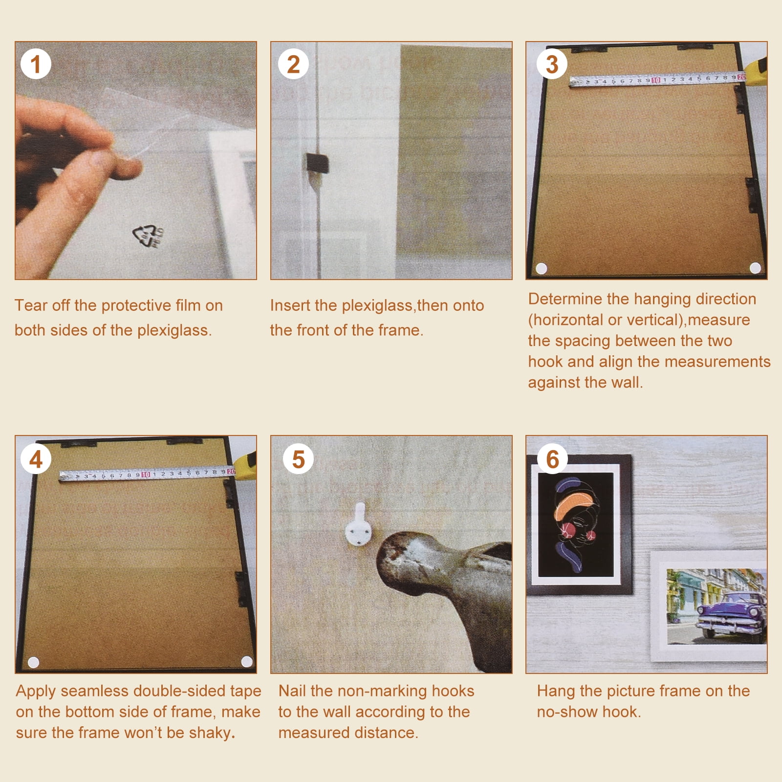 Art Frames Magnetic Front Open Changeable for Poster Paintings Artwork Photo Pictures, Black