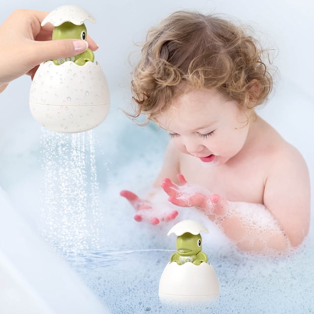 Juguetes de piscina, juguetes para bebés, juguetes para niños pequeños Juguete de baño para bebés Juguete de chorro Juguetes de bañera ecológicos para niños Juguete de agua rociadora Huevo rociador