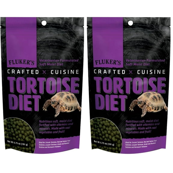 Tortoise Food Fluker's Crafted Cuisine, 191 g, paquete de 2