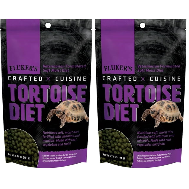 Tortoise Food Fluker's Crafted Cuisine, 191 g, paquete de 2