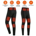 thumbnail image 3 of Heated Pants for Men Women Winter Electric USB 12 Zones Heating Trousers Winter Warm (5V/2A Battery Not Included) - M, 3 of 12