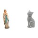 thumbnail image 1 of Estatua de resina de María, figura de colección religiosa, adorno de escritorio, estatua de gato, linda figura femenina, ideal para regalar,, 1 of 8