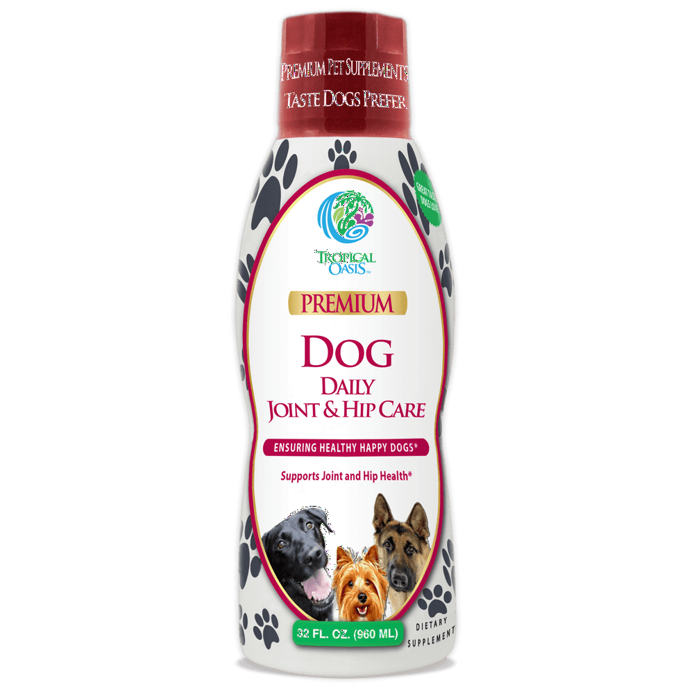 Hip & Joint Supplement for Dogs, Liquid Glucosamine Chondroitin, 16oz