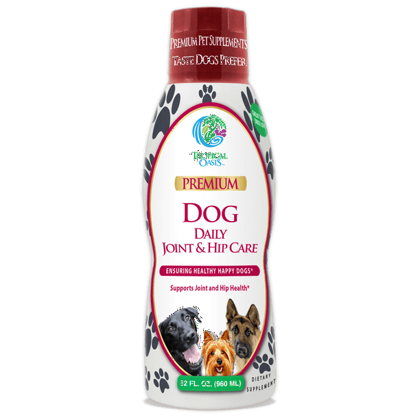 Hip & Joint Supplement for Dogs, Liquid Glucosamine Chondroitin, 16oz