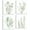 Plants, variant on JYLMOOD 4pcs Paint by Numbers for Adults Kits, DIY Easy Painting by Numbers for Gift Home Wall Decoration 20x20cm（without Frame)