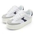 thumbnail image 3 of Unisex Platform Sneakers Low Top Lace Up Casual Walking Shoes for Men Women Non Slip Daily Outdoor Platform Shoes, 3 of 6