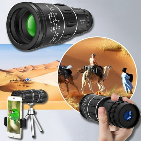Aidoshy Telescope 16x52 Monocular Telescope Telescope For BAK4 Lens For Bird Watching Hunting Hiking Camping Travel