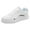 Gold, variant on WEAIXIMIUNG Women's Sneakers with Arch Support Women Sports Shoes New Pattern Solid Color Fashionable Flat Bottom Comfortable and Lightweight Lace Up Seasonal Casual Shoes