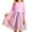 Glisme385-Pink, variant on Glisme Fashion Girls Dresses Size 2-3 Y Long Sleeve Casual Dress Soft Daily Wear Comfortable Kids Dress For School And Play Blue Sundress For Girl