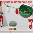 thumbnail image 4 of Christmas Metal Tinplate Box With Handle Gift Storage Jar Decorative Gift Box Candy Jar Cookie Jar for Festive Decorative Organizer, 4 of 4