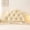 Yellow, variant on Bed Headboard Reading Pillow, Full Size Oversized Large Twin Compatible Positioning Support Cushion, MultiPurpose Lumbar Pad for Standard Beds, Sofa Beds and Bedroom