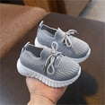 thumbnail image 5 of WEIYLL Shoes for Boys Girls Cute Mesh Non First Grey Baby Sports Shoes 5-5.5 Years, 5 of 5