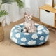 thumbnail image 4 of Cama para perro mediano | Cama elevada redonda de 50 x 50 cm para aliviar la ansiedad | Cama lavable de interior con forma de donut para perros medianos, 4 of 5