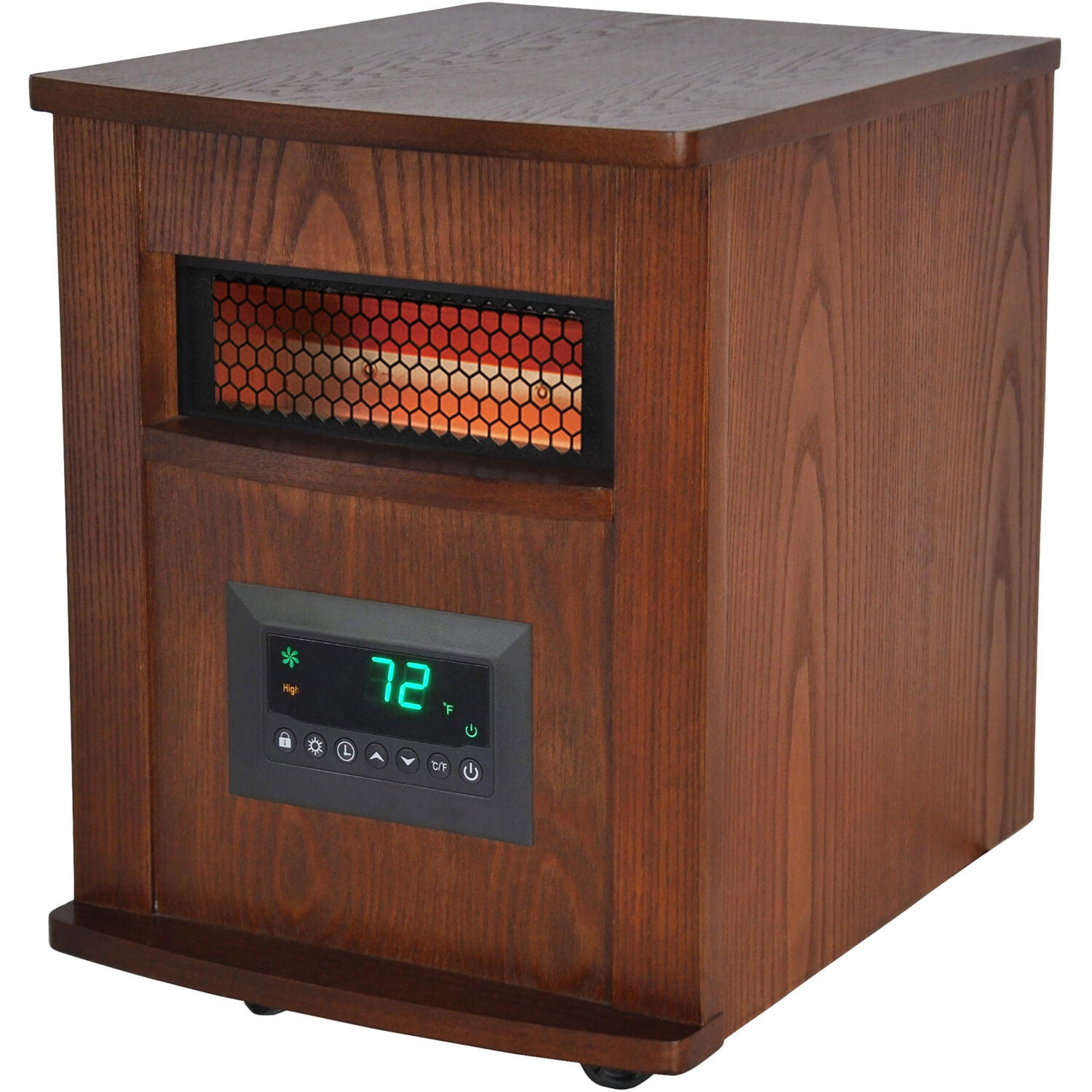 LifeSmart 6 Element Infrared Heater Wood