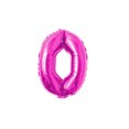 thumbnail image 1 of 16 pulgadas Tamaño grande Oro Plata Rosa Oro Número Globo Cumpleaños Decoraciones para fiestas de bodas Globos de aluminio Niño Niño Juguete Kits de decoración para fiestas Rosa roja cero Bewildely HA002665-90, 1 of 6