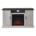 thumbnail image 1 of Edyo Living Rustic Farmhouse Electric Fireplace TV Stand w/ Remote, Grey, 1 of 7