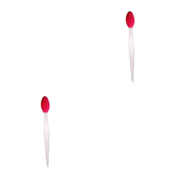 Seitruly Cepillo de labios exfoliante Cepillo de limpieza de nariz Labio de silicona de doble cara Type1 NO1