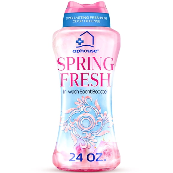 aphouse Floral In-Wash Laundry Beads, 24 oz, Laundry Scent Booster Beads, Long Lasting Freshness & Stain Lift For Beads Laundry