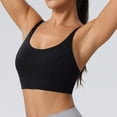 thumbnail image 5 of Womens Bras Women Plus Size Solid Color Back Sports Bra Fitness Clothes Running Drying Yoga Underwear Sports Bras for Women Summer Plus Size Bras for Women, 5 of 5