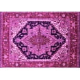 thumbnail image 1 of Ahgly Company Indoor Rectangle Geometric Pink Traditional Area Rugs, 8' x 12', 1 of 4