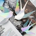 thumbnail image 4 of Ramiter Metal Texture 3D Three Dimensionals Hollow Swallow Wall Stickers Metal Texture Swallow Home Dragonflys Decoration, 4 of 5