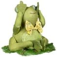 thumbnail image 2 of Northlight Sitting on Lily Pad See No Evil Frog with Bowtie Spring Decoration - 8", 2 of 6