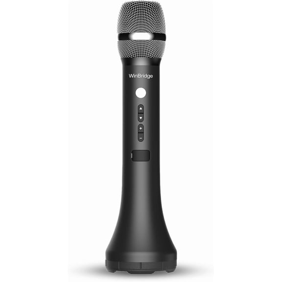 Bluetooth Microphone Wireless Voice Amplifier, Professional Intelligent Noise Cancelling Handheld/Desktop Mic Speaker, 15W Wireless Mic with 3 Sound Effects for Teaching Singing Speaking Karaoke H9