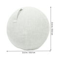 thumbnail image 6 of HERFIER Yoga Balls Protector Cotton and Linen Cover for Yoga Balls Washable Protective Cover 21.62x21.62x21.62in, 6 of 8